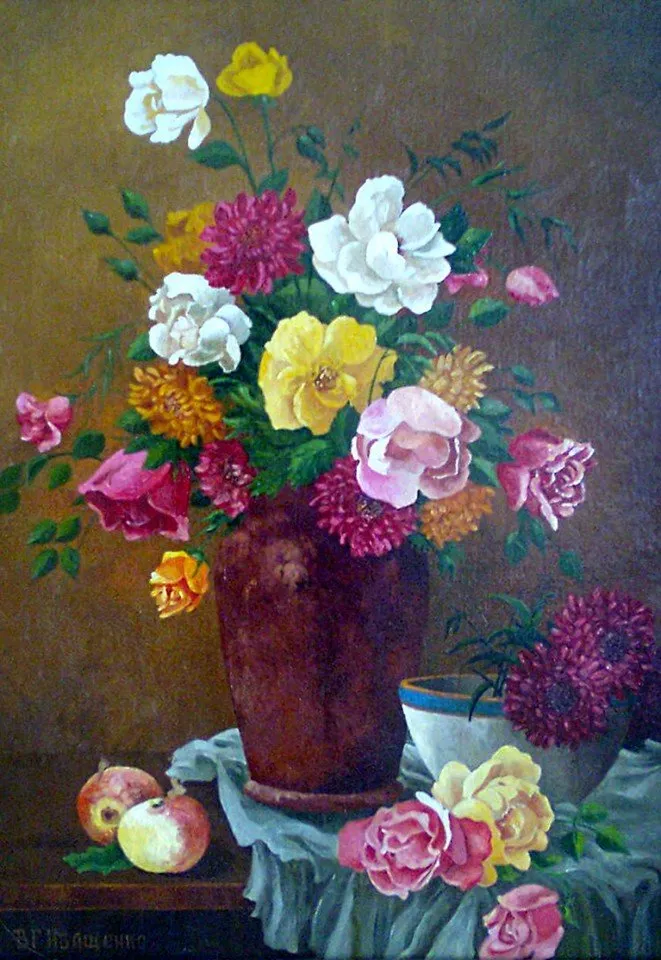 Натюрморт с цветами