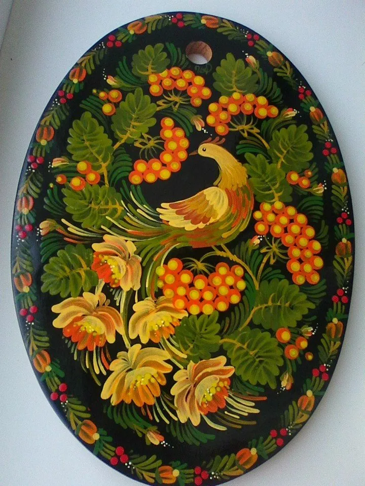 Декоративная доска Райская птицаИлона Ныркова