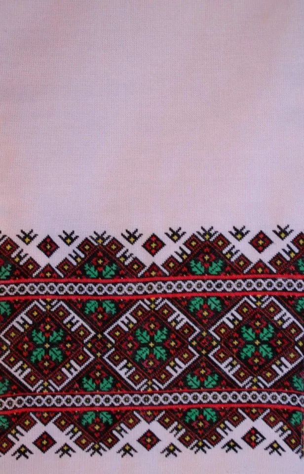 рушник с ромбами