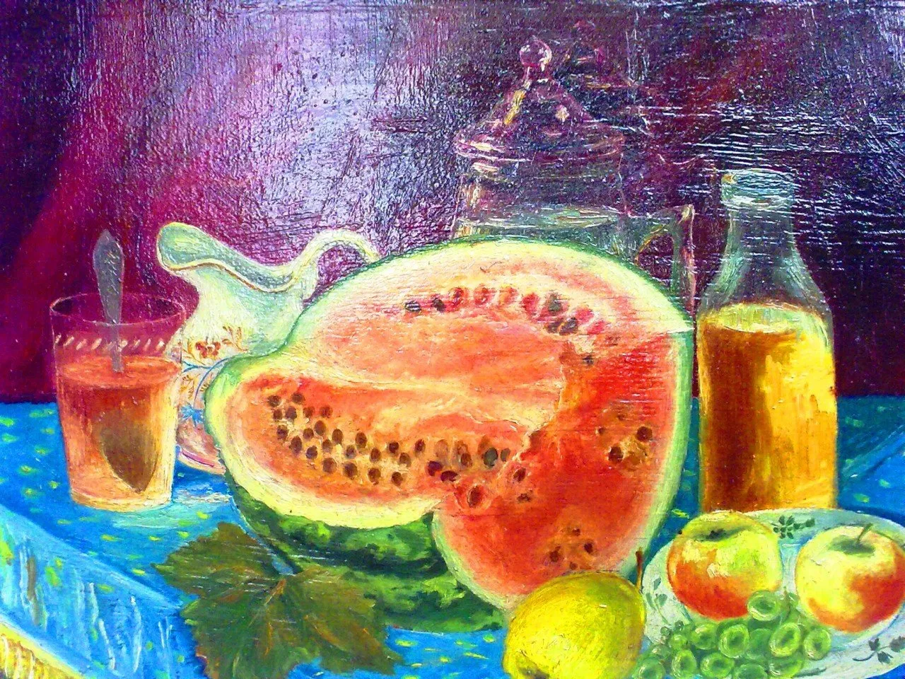 Натюрморт с арбузом